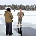 Fort McCoy garrison commander takes plunge during cold-water immersion familiarization
