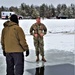 Fort McCoy garrison commander takes plunge during cold-water immersion familiarization