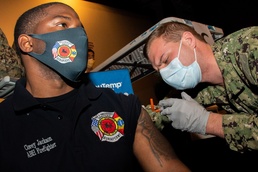 First COVID Vaccines Administered in Rota