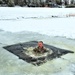Fort McCoy garrison commander takes plunge during cold-water immersion familiarization