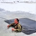 Fort McCoy garrison commander takes plunge during cold-water immersion familiarization