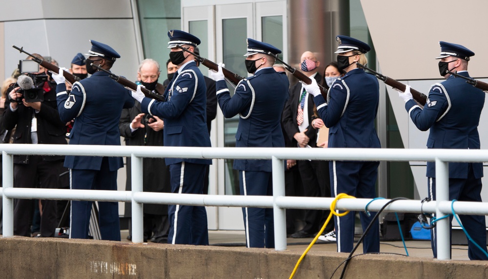 Wright-Patt Participates in Brig. Gen. Yeager Celebration of Life Service