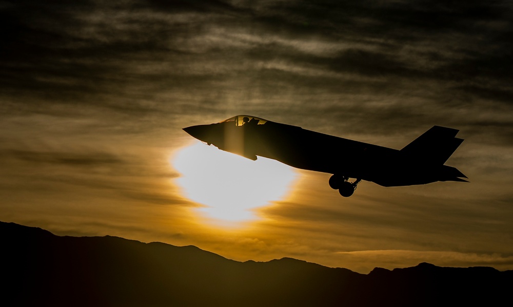 Nellis AFB take-offs