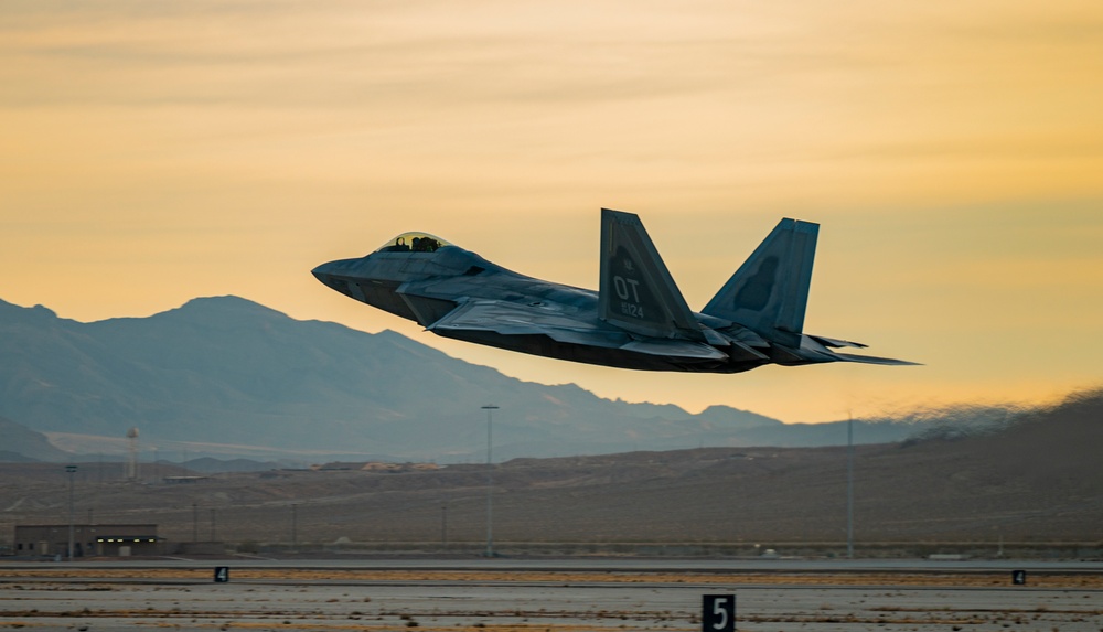 Nellis AFB take-offs