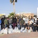 Members of U.S. military community clean up American Village