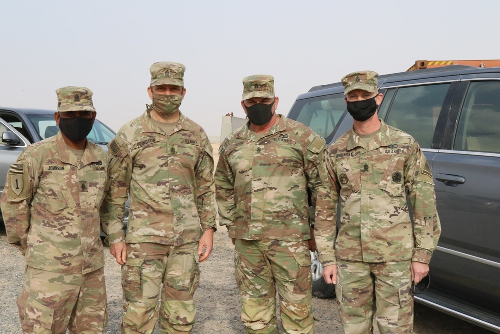 The Chief of Staff of the Army, General James C. McConville and Sergeant Major of the Army, Michael A. Grinston, visited the Engineers of Task Force Iron Castle.