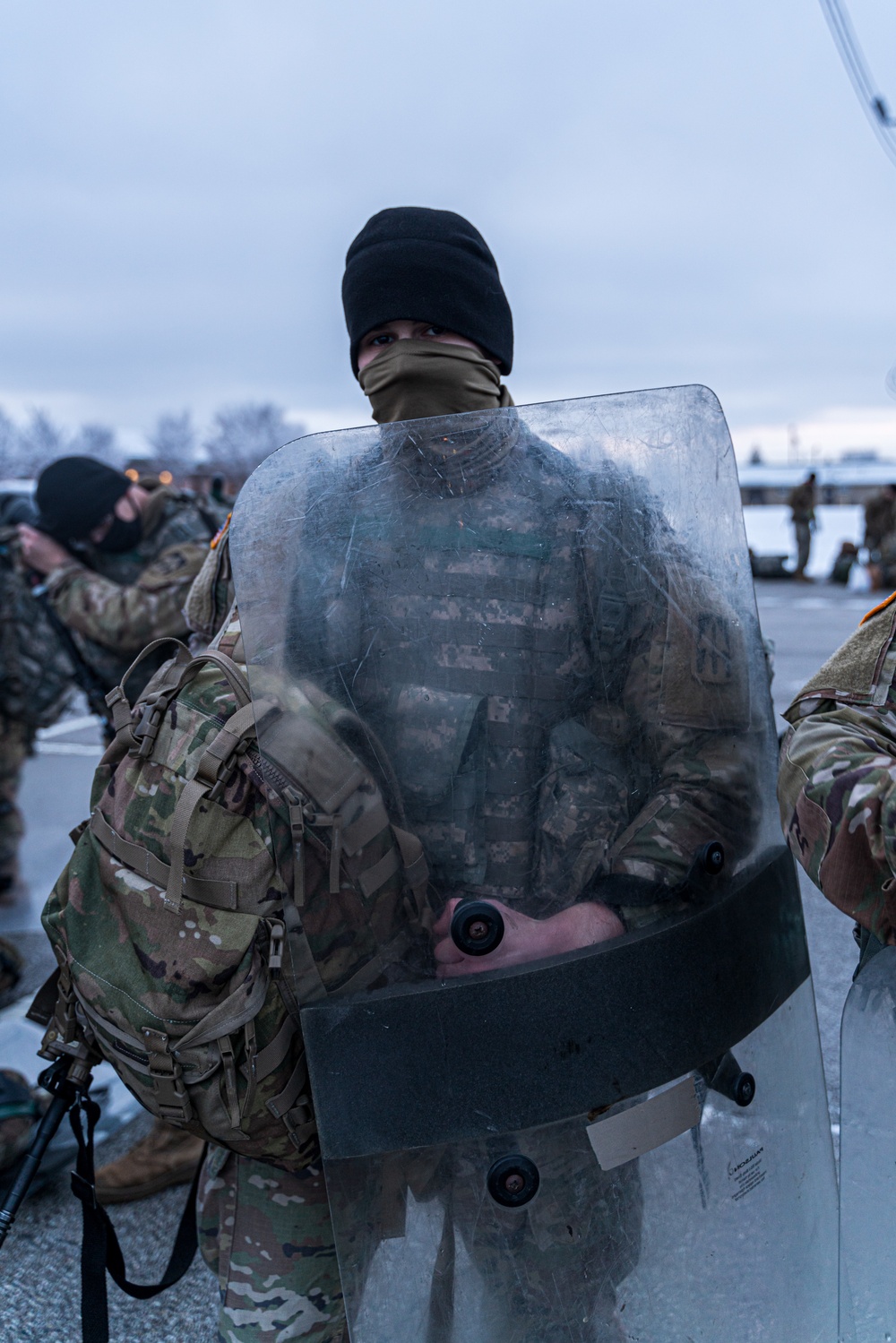 Indiana Guardsmen Depart for Washington