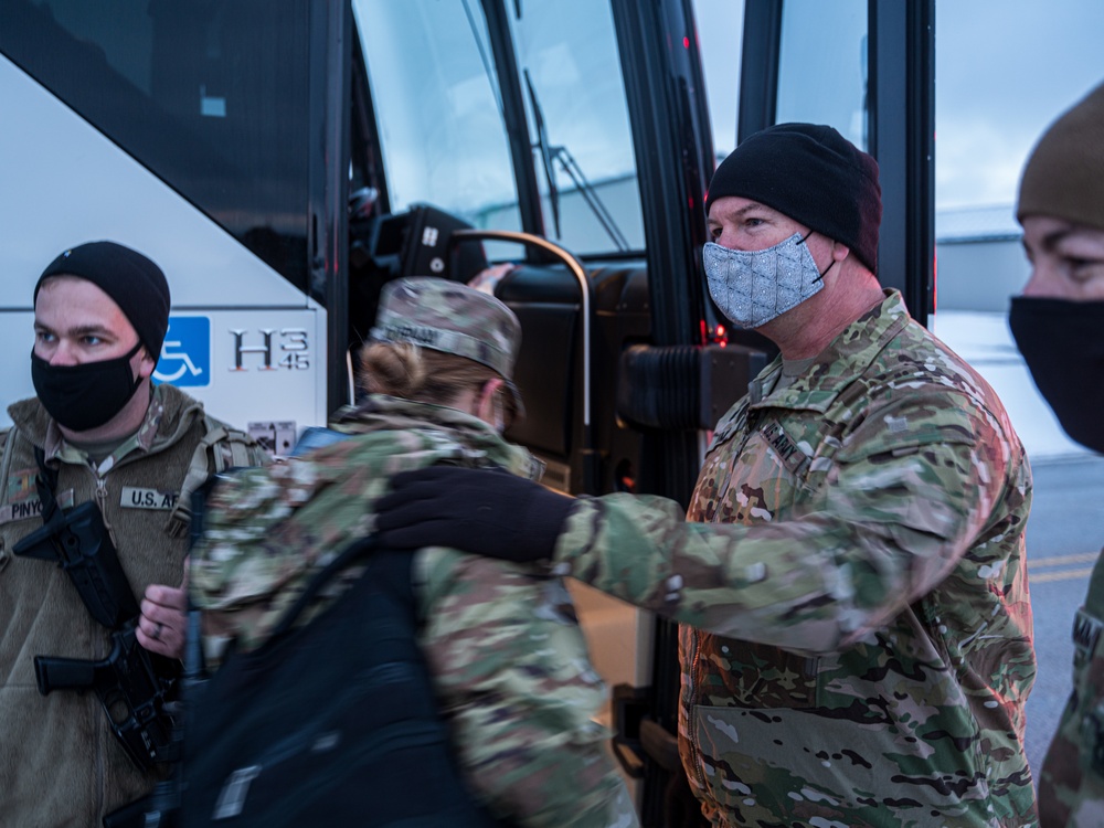 Indiana Guardsmen Depart for Washington