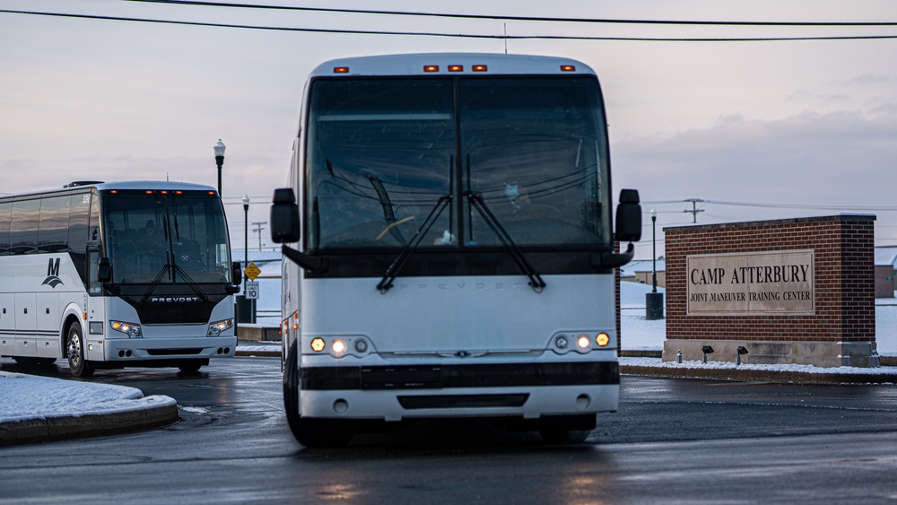 Indiana Guardsmen Depart for Washington