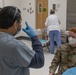Airman fitted for N95 mask at Harbor-UCLA Medical Center