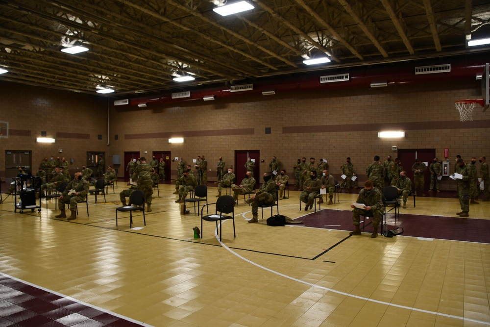 Soldiers prepare to support inauguration