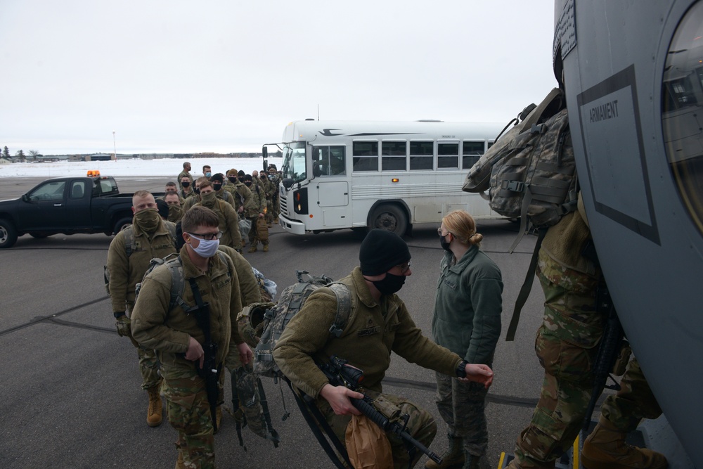 Minnesota Guardsmen provide support to 59th Presidential Inauguration
