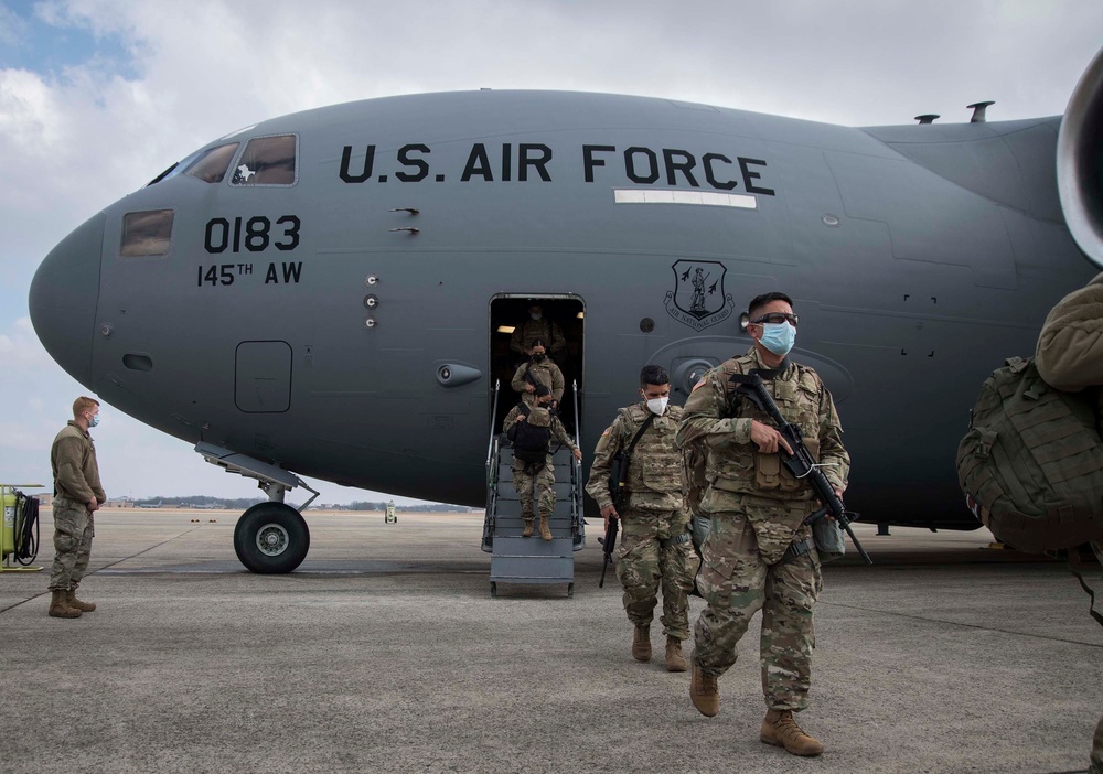 North Carolina National Guard arrives to support 59th Presidential Inauguration