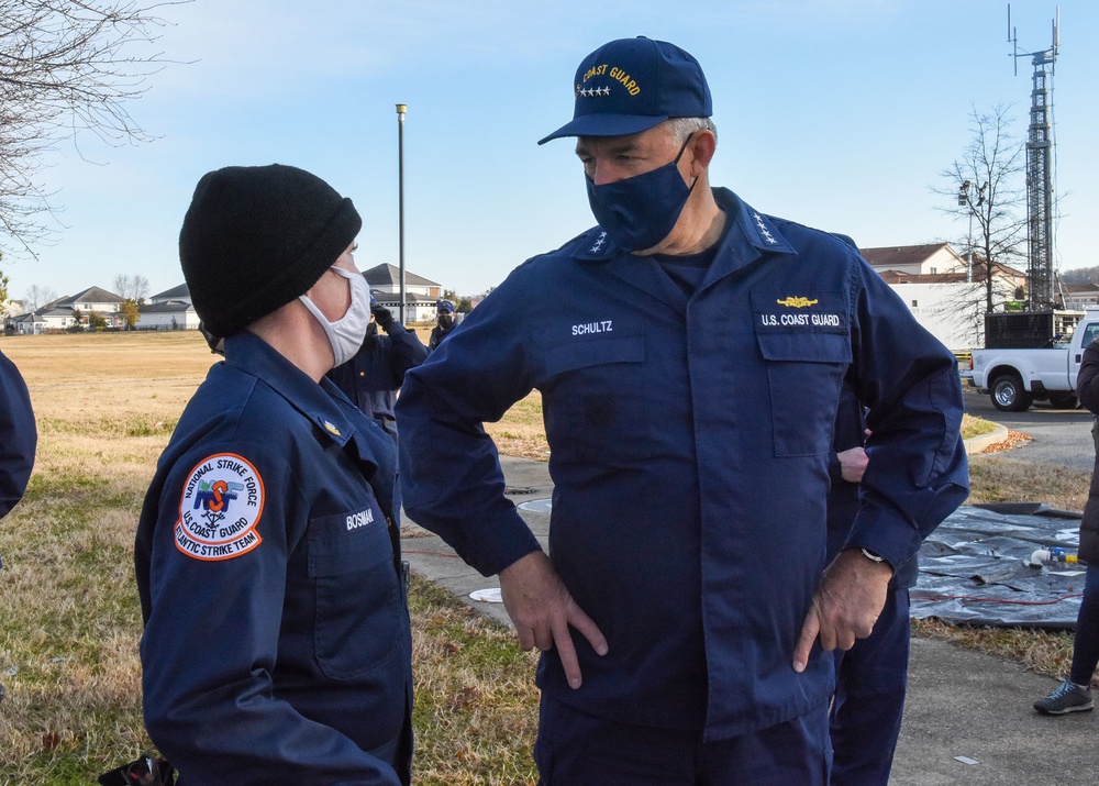 Acting DHS secretary, Coast Guard commandant, visit security personnel in anticipation of 2021 Presidential Inauguration