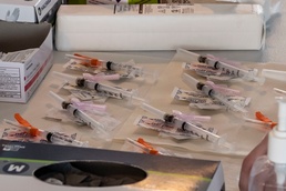 23d MDG conducts COVID vaccine drive-thru