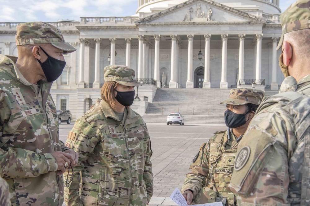 Air Force Chief of Staff visits Soldiers, Airmen in Washington, D.C.