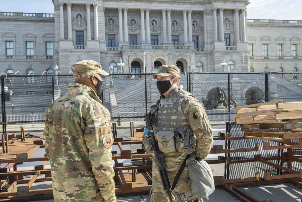 Air Force Chief of Staff visits Soldiers, Airmen in Washington, D.C.