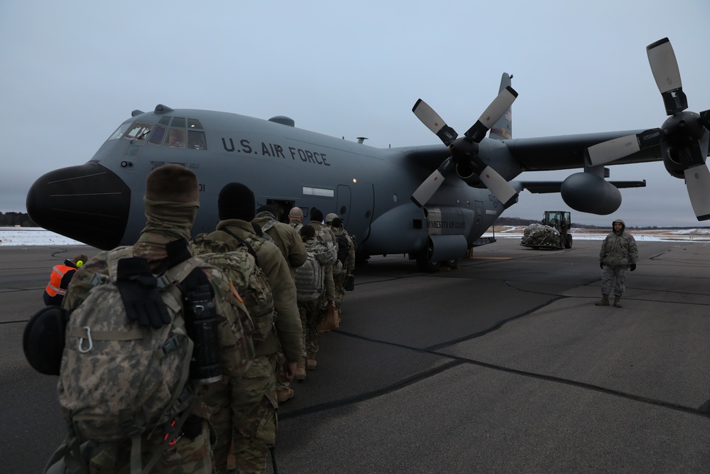 Minnesota Guardsmen provide support to 59th Presidential Inauguration