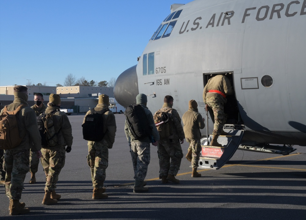 116th ACW Airmen Head to Washington, D.C. for 59th Presidential Inauguration