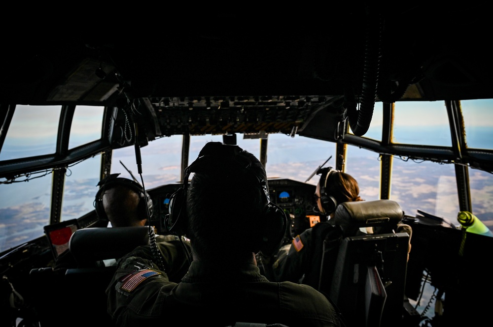 GA National Guard C-130H Pilots Transport Troops to Support 59th Presidential Inauguration
