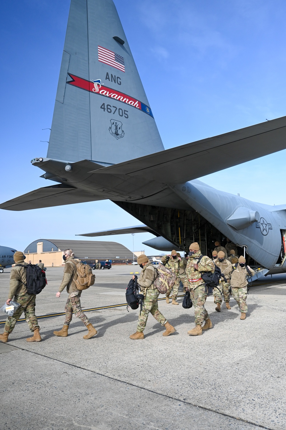 GA Air National Guardsmen Fly to Support 59th Presidential Inaguration