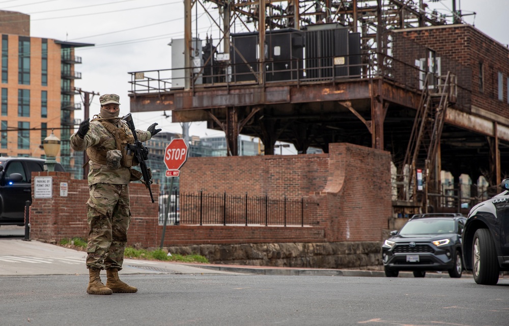 National Guard Provides Security in Washington D.C.