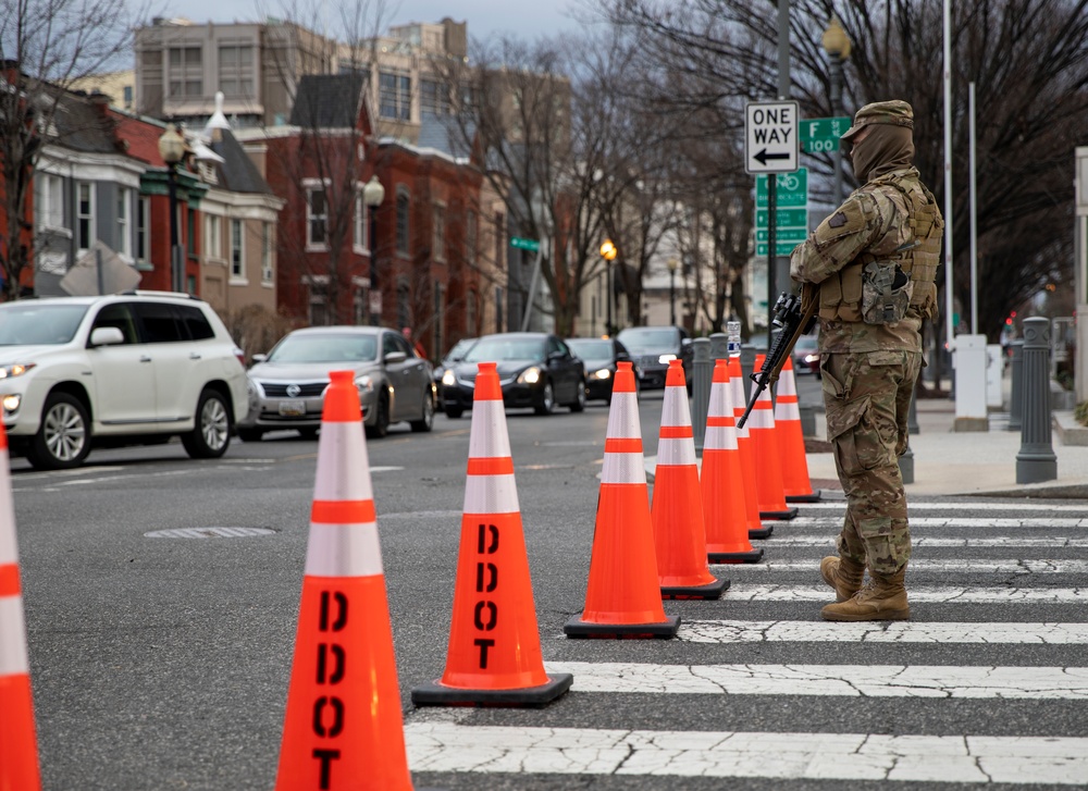 National Guard Provides Security in Washington D.C.