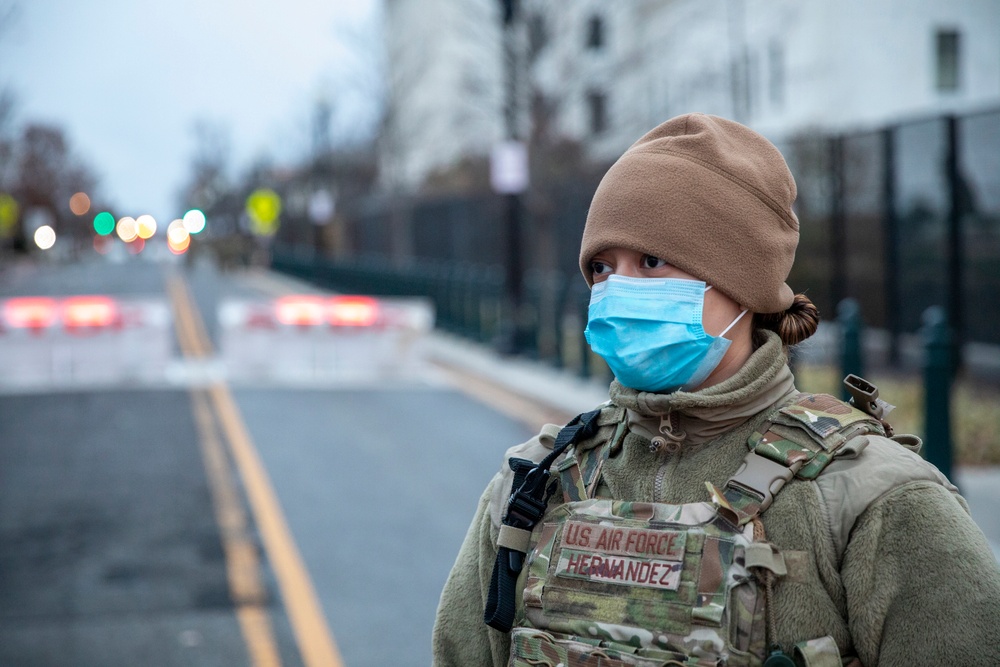 National Guard Provides Security in Washington D.C.