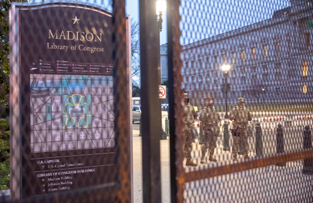 National Guard Provides Security in Washington D.C.