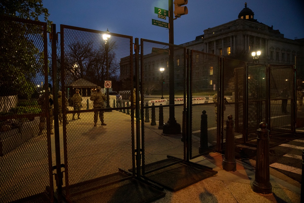 National Guard Provides Security in Washington D.C.