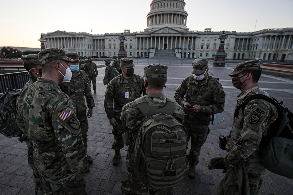 New Jersey National Guard supports Capitol Police