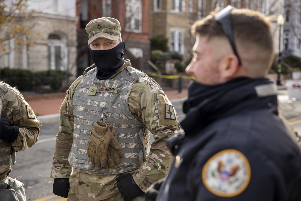 New York National Guard Provides Security in Washington D.C.