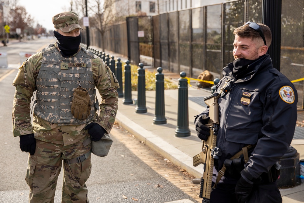 New York National Guard Provides Security in Washington D.C.