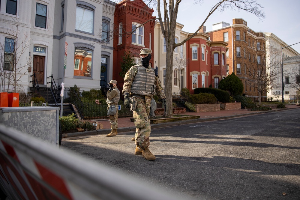 New York National Guard Provides Security in Washington D.C.