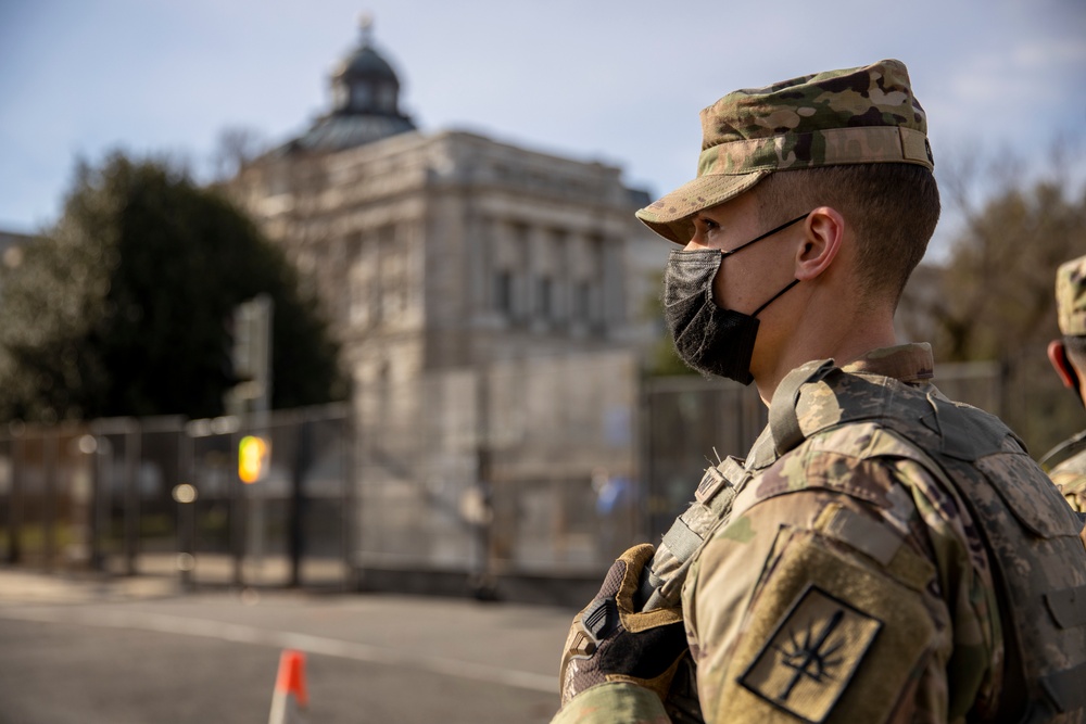 New York National Guard Provides Security in Washington D.C.