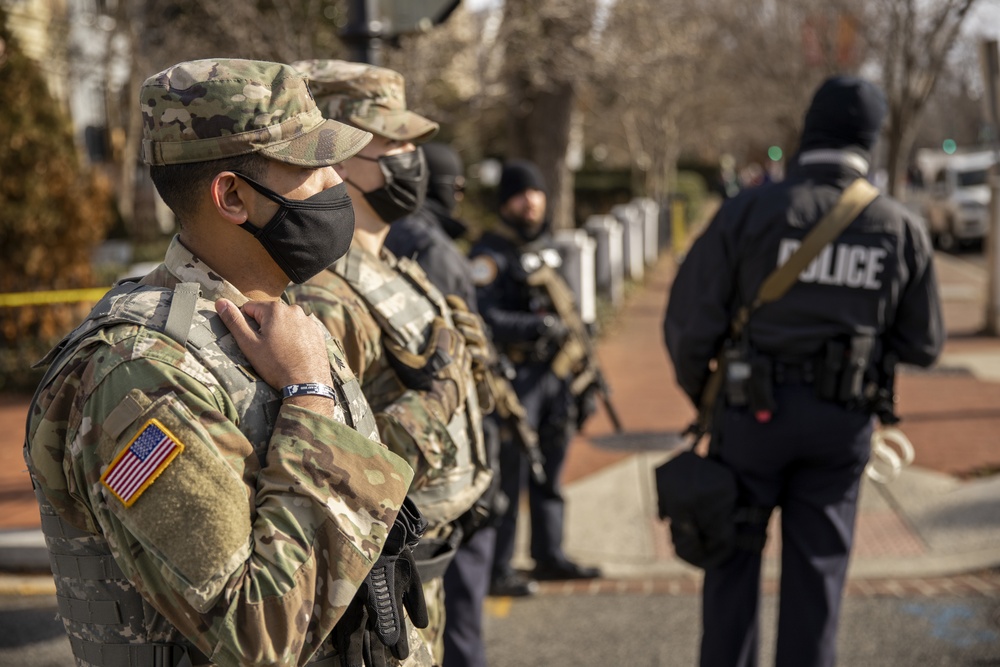 New York National Guard Provides Security in Washington D.C.