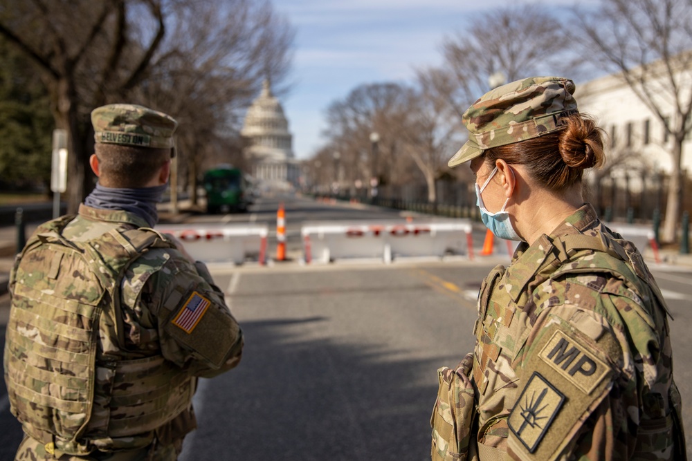 New York National Guard Provides Security in Washington D.C.