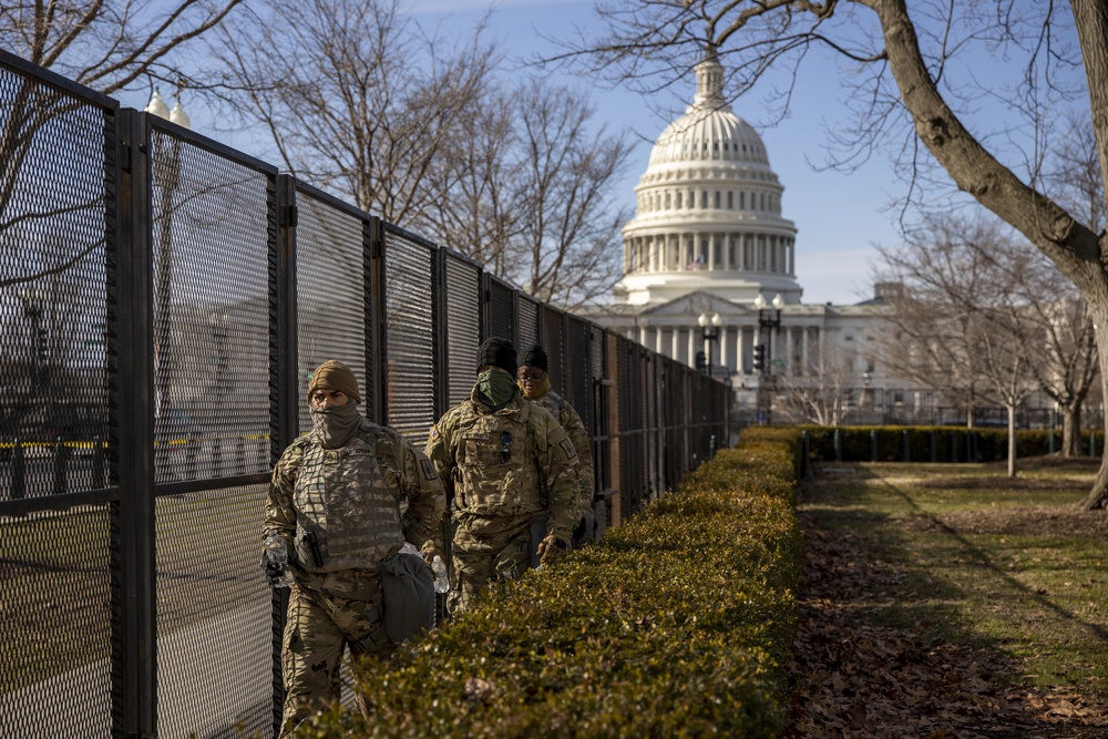 New York National Guard Provides Security in Washington D.C.