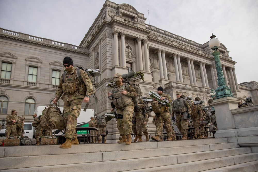 New York National Guard Provides Security in Washington D.C.