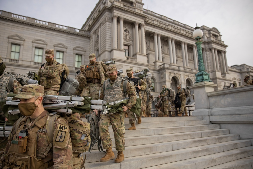 New York National Guard Provides Security in Washington D.C.