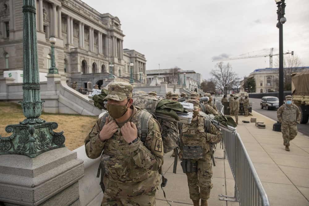 New York National Guard Provides Security in Washington D.C.