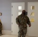 Command Sgt. Maj. Williams talks to Soldiers with Company C, 1st Battalion, 114th Infantry Regiment.