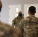 Command Sgt. Maj. Williams talks to Soldiers with Company C, 1st Battalion, 114th Infantry Regiment.
