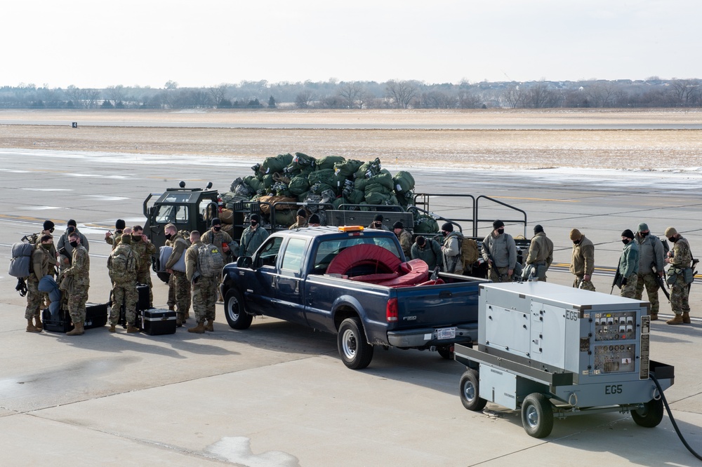 Nebraskans depart for inauguration duty