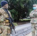 The Adjutant General Speaks with Soldiers on Capitol Grounds