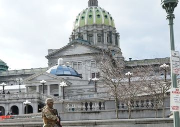 Pa. National Guard supports authorities in Harrisburg