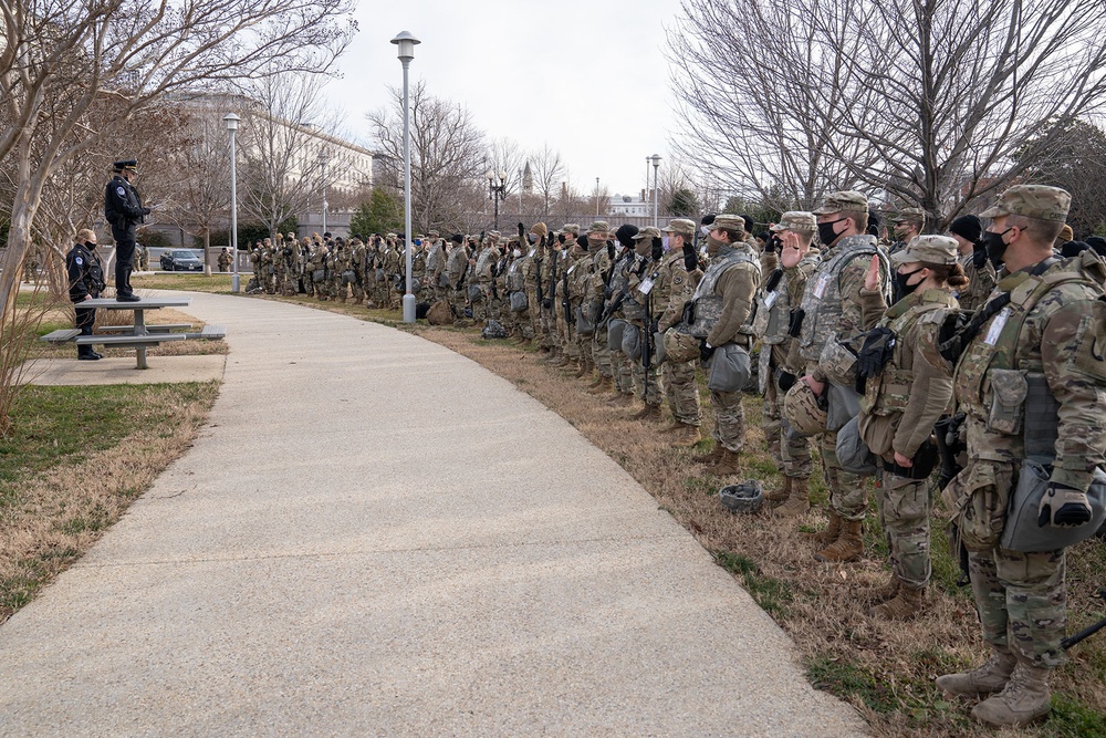 La. National Guard supports the 59th Presidential Inauguration