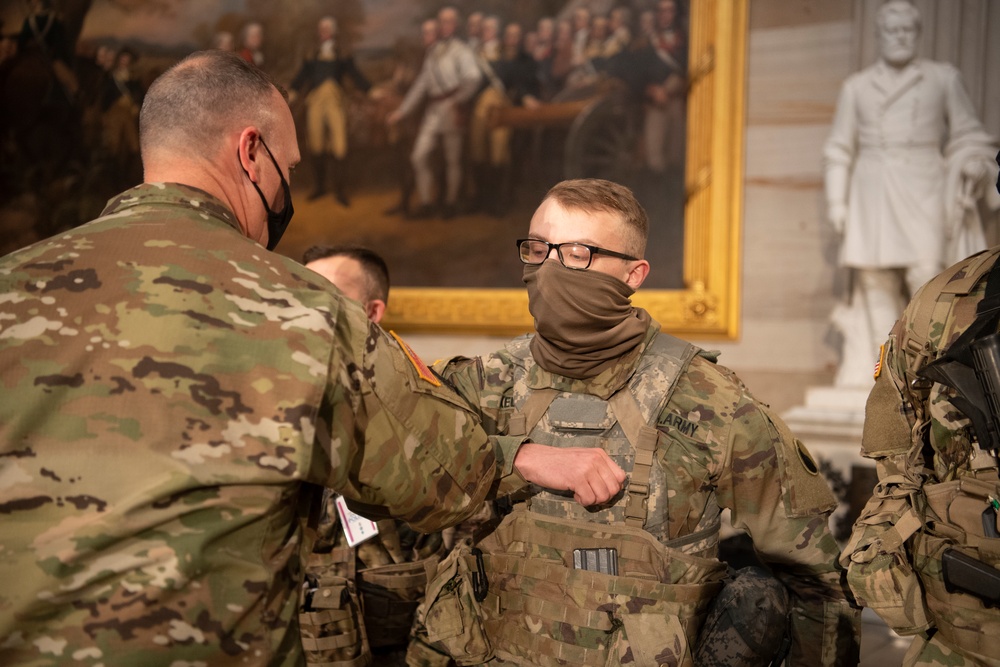 116th IBCT Soldiers support operations in Washington, D.C.