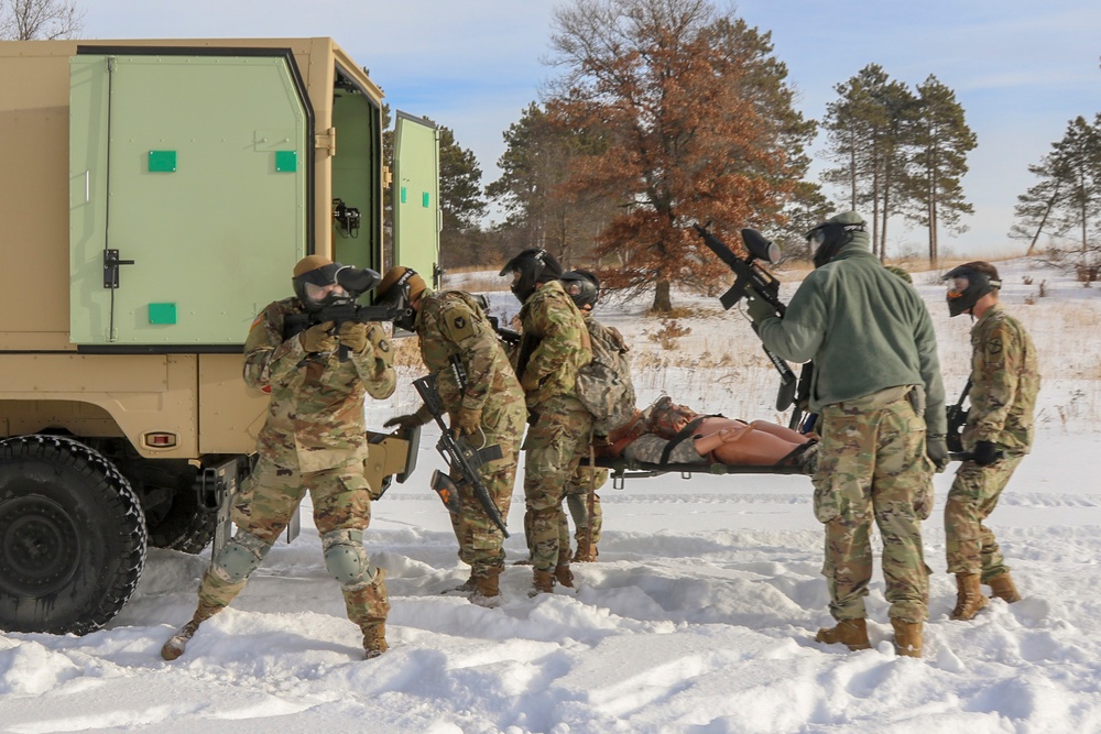 Army Medics train with 175th RTI