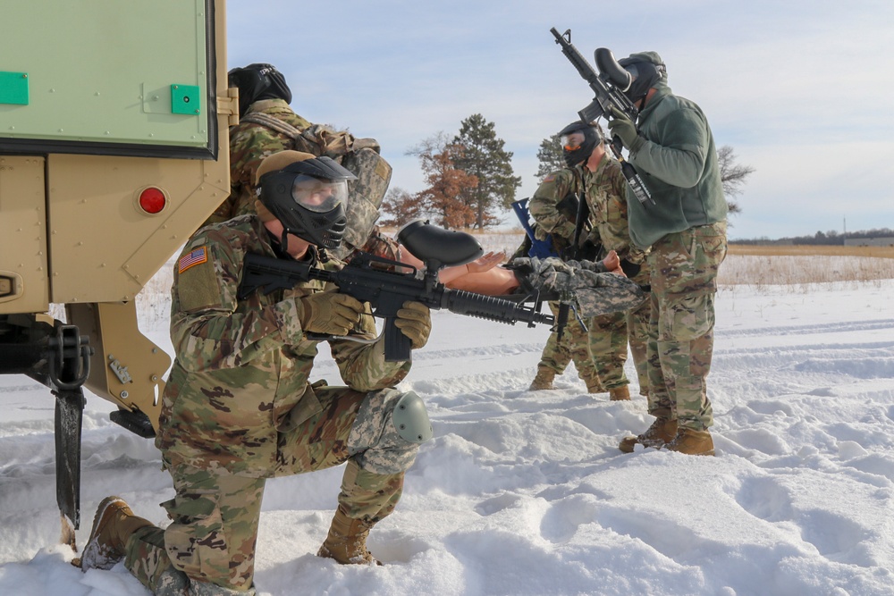 Army Medics train with 175th RTI